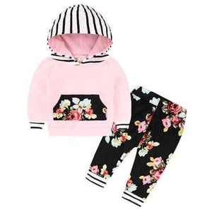 Planet Gates as photo 17 / 18M Baby Autumn new baby boy clothes Children Baby Girls Long Sleeve Hooded Tops Floral pants 2 pcs. clothing set SY188