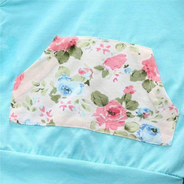 Planet Gates as photo / 18M Baby Autumn new baby boy clothes Children Baby Girls Long Sleeve Hooded Tops Floral pants 2 pcs. clothing set SY188
