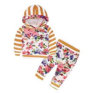 Planet Gates as photo 19 / 18M Baby Autumn new baby boy clothes Children Baby Girls Long Sleeve Hooded Tops Floral pants 2 pcs. clothing set SY188