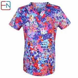 Planet Gates As photo 3 / S Women Medical Scrub Tops Medical With V Neck 100% Cotton Medical Uniforms Surgical Scrubs Top Designs In Hennar