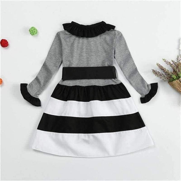 Planet Gates As Photo / 3T Long Sleeve Dress For Girls Clothing Baby Girl Clothing Teenager School Daily Wear Kids Casual Clothes Vestido Infantil 8T