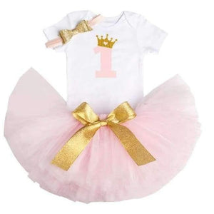 Planet Gates As Photo 4 Baby Summer Girl Dress First 1st Birthday Cake Smash Outfits Clothing 3pcs Sets Romper Tutu Skirt Headband Infant Suits
