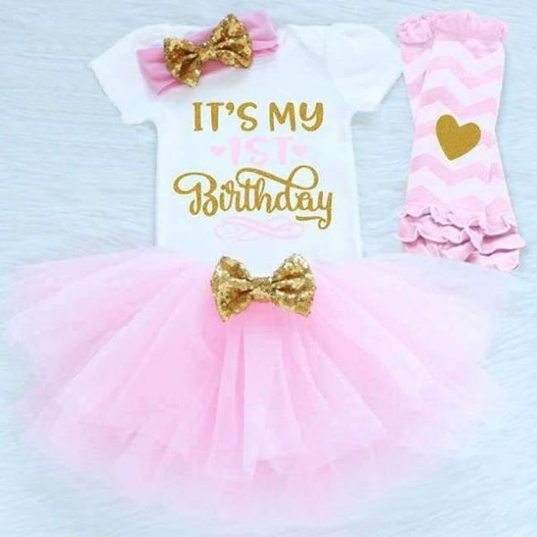Planet Gates As Photo 5 / 12M My 1st First Birthday Outfits Summer Baby Clothes Toddler Girl Baptism Suits Funny Baby Clothing Sets For Bebes Kids Wear