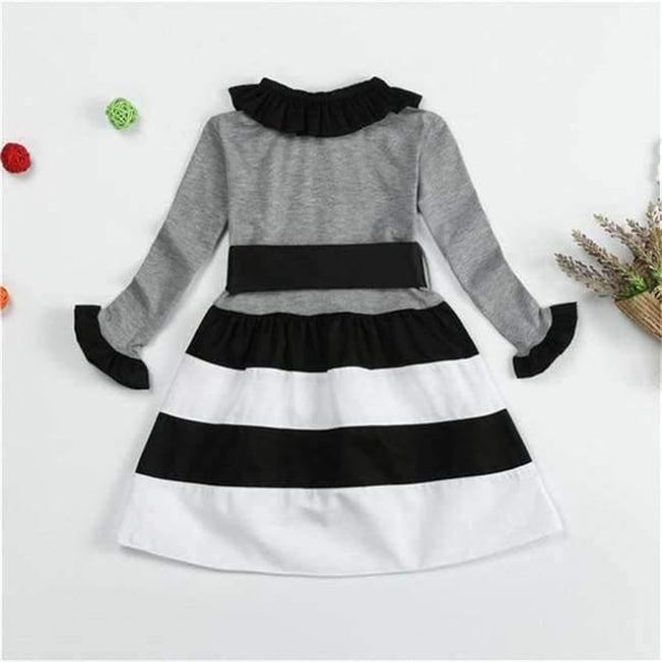 Planet Gates As Photo 5 / 3T Long Sleeve Dress For Girls Clothing Baby Girl Clothing Teenager School Daily Wear Kids Casual Clothes Vestido Infantil 8T