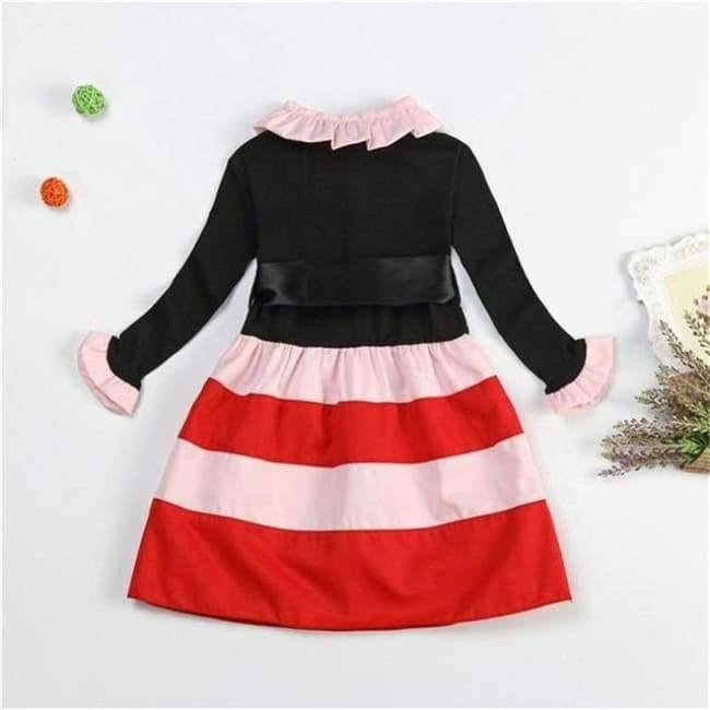 Planet Gates As Photo / 3T Long Sleeve Dress For Girls Clothing Baby Girl Clothing Teenager School Daily Wear Kids Casual Clothes Vestido Infantil 8T