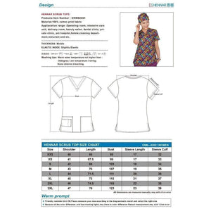 Planet Gates As photo 7 / S Women Medical Scrub Tops Medical With V Neck 100% Cotton Medical Uniforms Surgical Scrubs Top Designs In Hennar