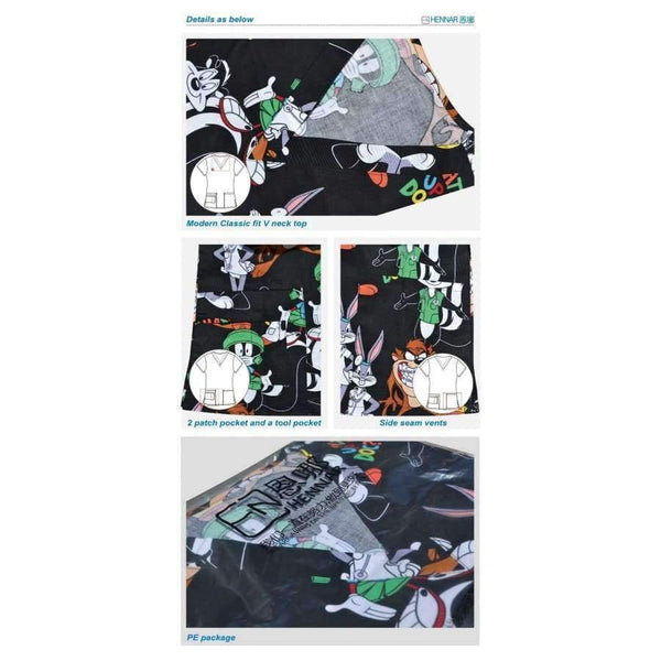 Planet Gates As photo 7 / S Women Medical Scrub Tops Medical With V Neck 100% Cotton Medical Uniforms Surgical Scrubs Top Designs In Hennar