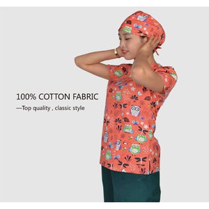 Planet Gates As photo 7 / S Women Medical Scrub Tops Medical With V Neck 100% Cotton Medical Uniforms Surgical Scrubs Top Designs In Hennar