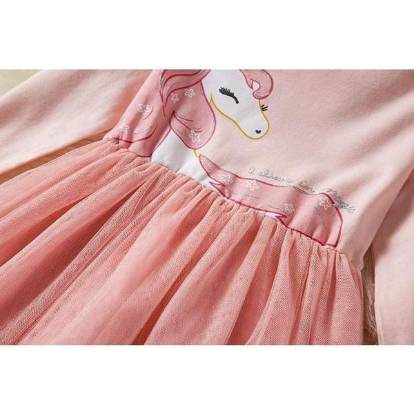 Planet Gates As Photo 9 / 6 Girl Christmas Party Dress Unicorn Tutu Costume For Kids Unicorn Party Long Sleeve Dresses For Girls 2 4 6 Yrs Clothing