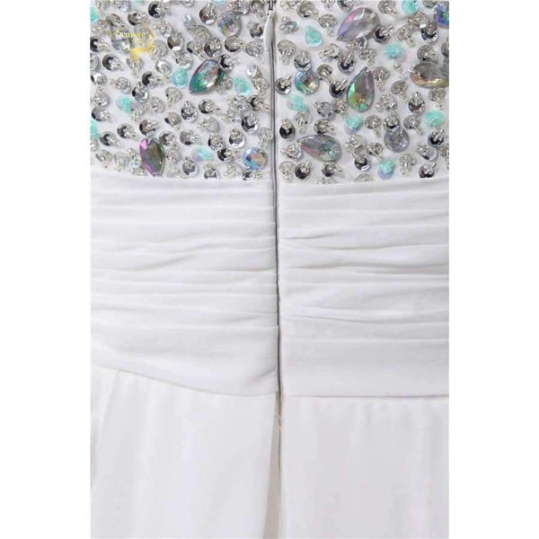 Planet Gates As Photo Show / 4 Design Robe De Cocktail Party Dresses Sexy Strapless Chiffon Front Short Back Long Cocktail Dresses 2018 CK6187