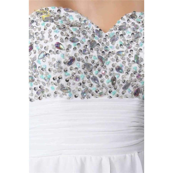 Planet Gates As Photo Show / 4 Design Robe De Cocktail Party Dresses Sexy Strapless Chiffon Front Short Back Long Cocktail Dresses 2018 CK6187