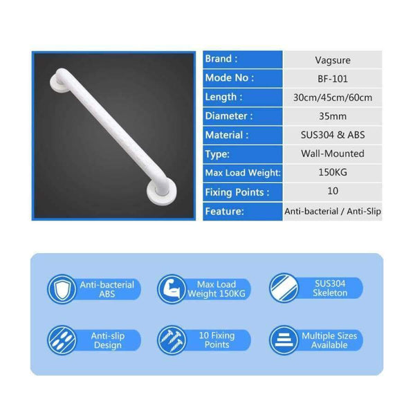 Planet Gates as photo Vagsure 1pc 30/45/60cm ABS Plastic Anti-slip Toilet Grab Bar Assist Bathroom Handle Railing Handrail Bathtub Elderly Accessories