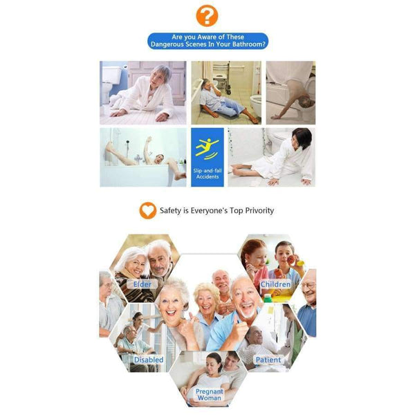 Planet Gates as photo Vagsure 1pc 30/45/60cm ABS Plastic Anti-slip Toilet Grab Bar Assist Bathroom Handle Railing Handrail Bathtub Elderly Accessories