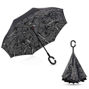 Planet Gates as pic 20 Umbrella Double Layer sun parasol Women Rain Reverse Umbrellas male guarda chuva invertido paraguas parapluie Windproof
