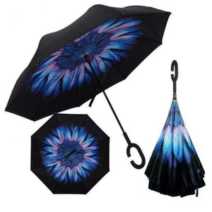 Planet Gates as pic 21 Umbrella Double Layer sun parasol Women Rain Reverse Umbrellas male guarda chuva invertido paraguas parapluie Windproof