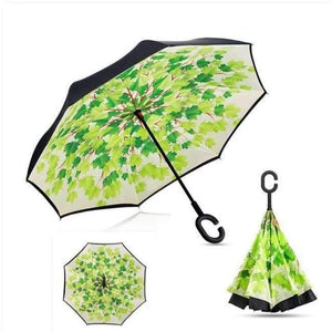 Planet Gates as pic 24 Umbrella Double Layer sun parasol Women Rain Reverse Umbrellas male guarda chuva invertido paraguas parapluie Windproof