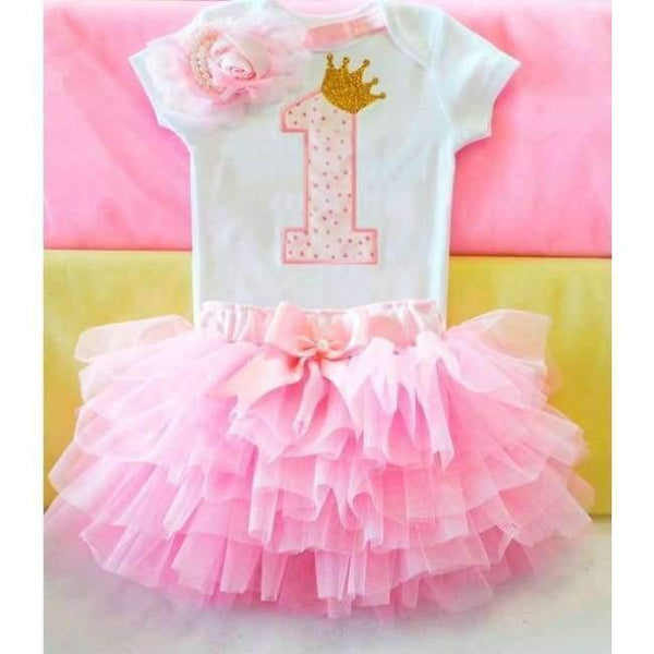 Planet Gates As Picture 1 / 12M Newborn  Flower Party Clothes Set Baby Girl One Years First Birthday Tutu Outfits for Girls Tulle Toddler Baby Clothing Suit