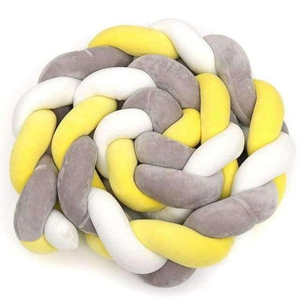 Planet Gates as picture 1 300CM Baby  Child Soft Knit Knot Ball Long Pillow Strip Baby Bedding Stuffs Kids Room Decoration Baby Bed Bumper