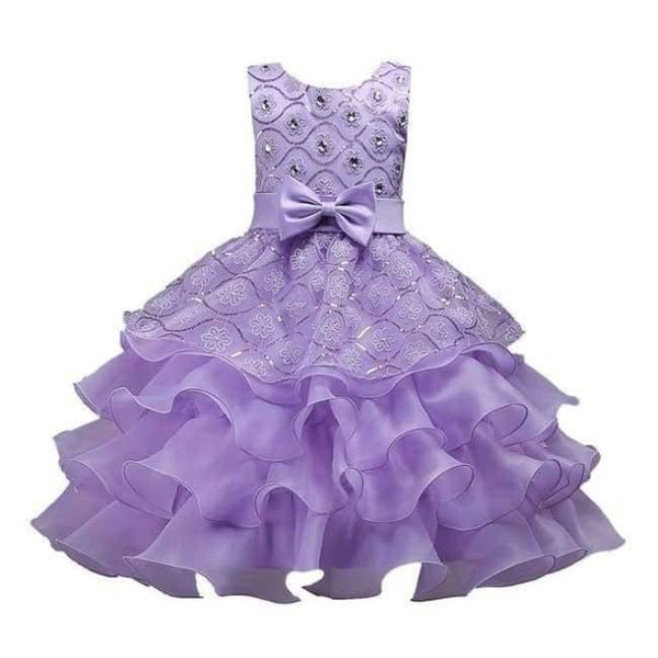 Planet Gates as picture 1 / 3T Girls dresses for Wedding Party Baby Girls Sleeveless Big Bow Princess Dress Children Party Vestidos New Year clothes
