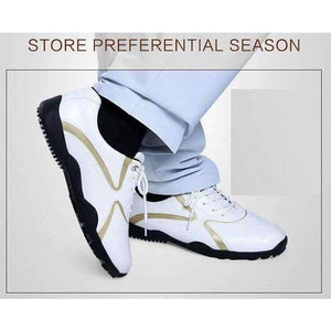 Planet Gates as picture 1 / 6.5 Athletic men golf shoes high quality sports shoes breathable sneakers hot sale #B1325