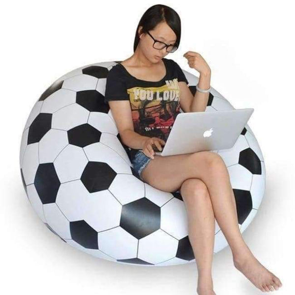 Planet Gates as picture 1 Fashion Inflatable Sofa Air Soccar Football Self Bean Bag Chair Portable Outdoor Garden Sofa Living Room Furniture Corner Sofa