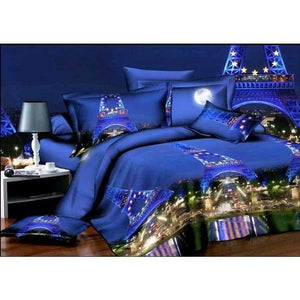 Planet Gates as picture 1 / king 4pcs High quality luxury 3d Tiger wolf bedding set western style Home textiles bed linen quilt cover pillowcase bedspread