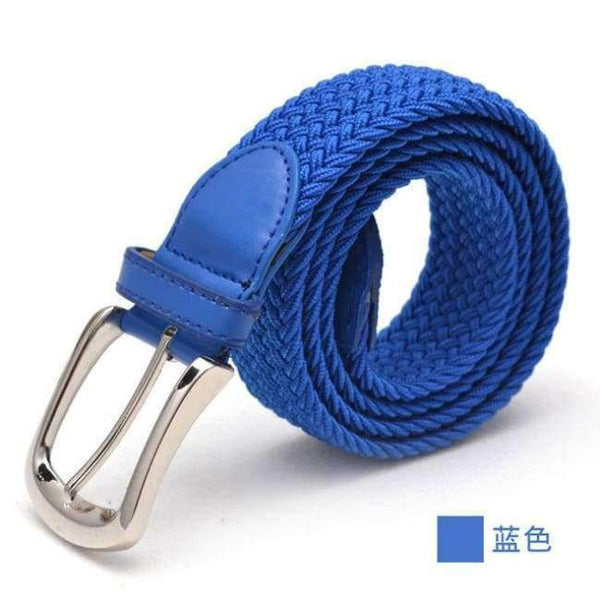 Planet Gates as picture 10 / 100cm Multicolor Longer Elastic Belts For Men Woven Braided Fabric Comfort Stretch Casual Belts Women Hot Metal Stretch 120 cm Belt TS