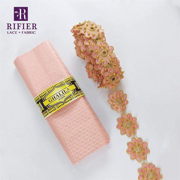 Planet Gates as picture-100005979 5 Yards Embroidered Lace Ribbon Tape With 5 Yards Bazin Riche Getzner For African Women Daily Dresses Sewing Decoration Laces