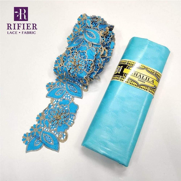 Planet Gates as picture-100006059 5 Yards Embroidered Lace Ribbon Tape With 5 Yards Bazin Riche Getzner For African Women Daily Dresses Sewing Decoration Laces