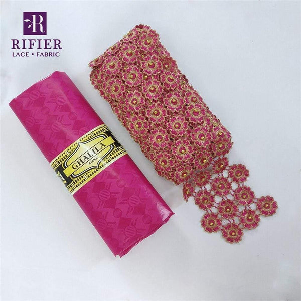 Planet Gates as picture-100006064 5 Yards Embroidered Lace Ribbon Tape With 5 Yards Bazin Riche Getzner For African Women Daily Dresses Sewing Decoration Laces