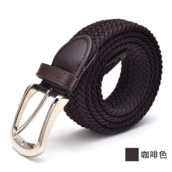 Planet Gates as picture 11 / 100cm Multicolor Longer Elastic Belts For Men Woven Braided Fabric Comfort Stretch Casual Belts Women Hot Metal Stretch 120 cm Belt TS