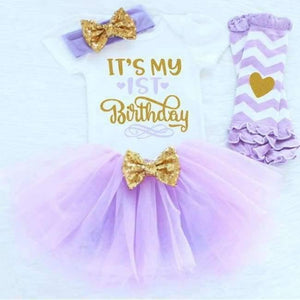 Planet Gates As Picture 11 / 12M Newborn  Flower Party Clothes Set Baby Girl One Years First Birthday Tutu Outfits for Girls Tulle Toddler Baby Clothing Suit