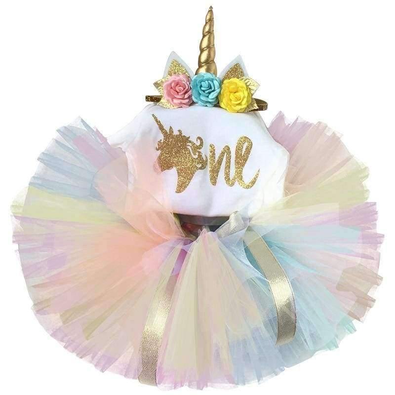 Planet Gates As Picture / 12M Newborn  Flower Party Clothes Set Baby Girl One Years First Birthday Tutu Outfits for Girls Tulle Toddler Baby Clothing Suit