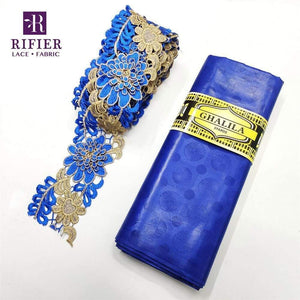 Planet Gates as picture-193 5 Yards Embroidered Lace Ribbon Tape With 5 Yards Bazin Riche Getzner For African Women Daily Dresses Sewing Decoration Laces