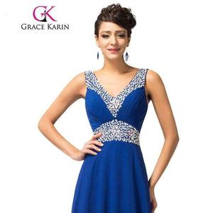 Planet Gates As Picture / 2 / China Bridesmaid Dresses Grace Karin 2018 Floor Length Long Sequins Brides Maid Dresses Robe De Mariee Royal Blue