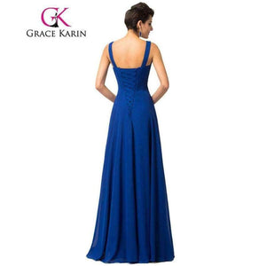 Planet Gates As Picture / 2 / China Bridesmaid Dresses Grace Karin 2018 Floor Length Long Sequins Brides Maid Dresses Robe De Mariee Royal Blue