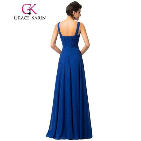 Planet Gates As Picture / 2 / China Bridesmaid Dresses Grace Karin 2018 Floor Length Long Sequins Brides Maid Dresses Robe De Mariee Royal Blue
