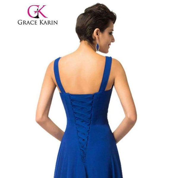 Planet Gates As Picture / 2 / China Bridesmaid Dresses Grace Karin 2018 Floor Length Long Sequins Brides Maid Dresses Robe De Mariee Royal Blue