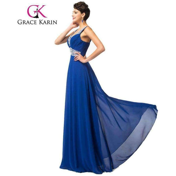 Planet Gates As Picture / 2 / China Bridesmaid Dresses Grace Karin 2018 Floor Length Long Sequins Brides Maid Dresses Robe De Mariee Royal Blue