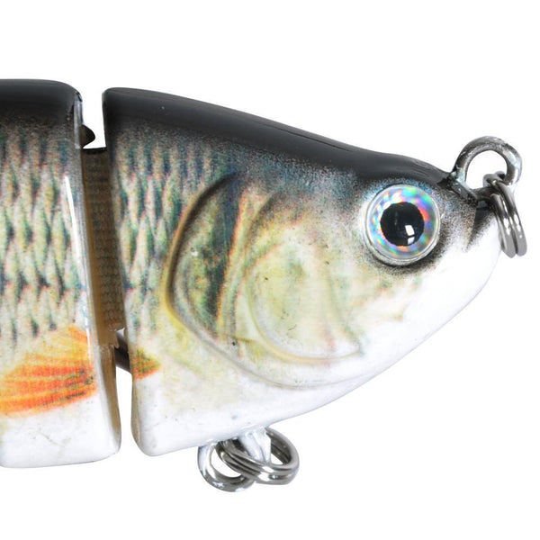 Planet Gates As Picture 2 Pieces Fishing Lure 10cm 20g 3D Eyes 6-Segment Fishing Hard Lure Crankbait With 2 Hook Fishing Baits Pesca Cebo