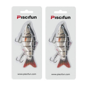 Planet Gates As Picture 2 Pieces Fishing Lure 10cm 20g 3D Eyes 6-Segment Fishing Hard Lure Crankbait With 2 Hook Fishing Baits Pesca Cebo