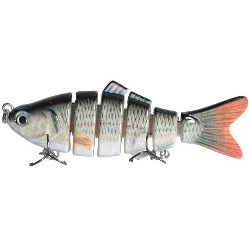 Planet Gates As Picture 2 Pieces Fishing Lure 10cm 20g 3D Eyes 6-Segment Fishing Hard Lure Crankbait With 2 Hook Fishing Baits Pesca Cebo