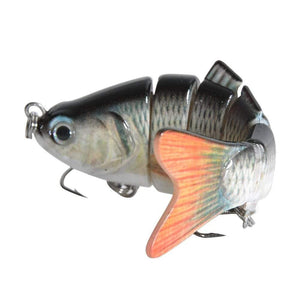 Planet Gates As Picture 2 Pieces Fishing Lure 10cm 20g 3D Eyes 6-Segment Fishing Hard Lure Crankbait With 2 Hook Fishing Baits Pesca Cebo