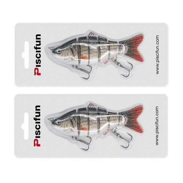 Planet Gates As Picture 2 Pieces Fishing Lure 10cm 20g 3D Eyes 6-Segment Fishing Hard Lure Crankbait With 2 Hook Fishing Baits Pesca Cebo