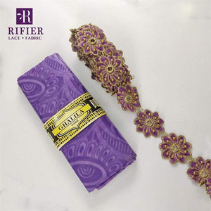 Planet Gates as picture-200006153 5 Yards Embroidered Lace Ribbon Tape With 5 Yards Bazin Riche Getzner For African Women Daily Dresses Sewing Decoration Laces