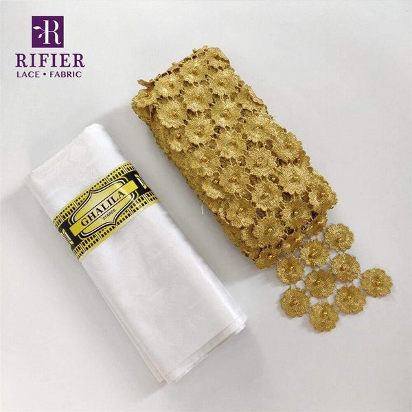 Planet Gates as picture-200660979 5 Yards Embroidered Lace Ribbon Tape With 5 Yards Bazin Riche Getzner For African Women Daily Dresses Sewing Decoration Laces