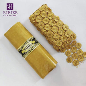 Planet Gates as picture-201512744 5 Yards Embroidered Lace Ribbon Tape With 5 Yards Bazin Riche Getzner For African Women Daily Dresses Sewing Decoration Laces