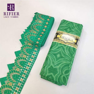 Planet Gates as picture-202072807 5 Yards Embroidered Lace Ribbon Tape With 5 Yards Bazin Riche Getzner For African Women Daily Dresses Sewing Decoration Laces