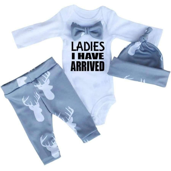 Planet Gates As Picture / 24M Newborn Baby Boy Clothing Set Casual Baby Girl Clothes Kids Sport Suits racksuit boy clothes (Hat+Rompers+trouser)3pcs babies