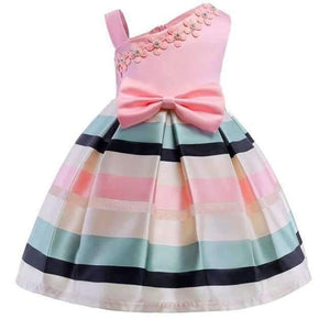 Planet Gates as picture 3 / 10 Baby Girl Princess Dress Kids Stripe Sleeveless Dresses For Toddler Children European American Fashion Clothing